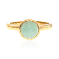 Zilveren ring met een amazoniet