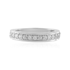 Zilveren ring met zirkonen