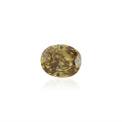Edelsteen met een gele SI2 diamant 0,18 ct