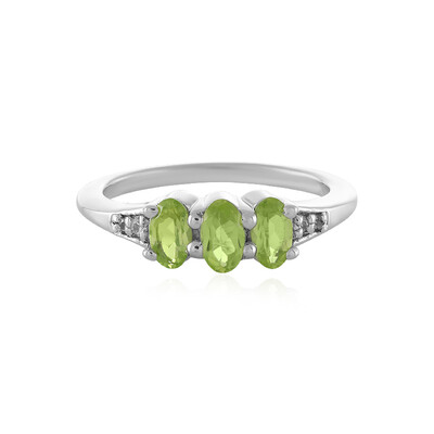 Zilveren ring met Arizona-peridoots