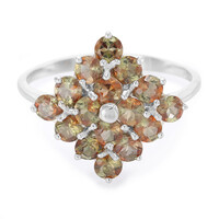 Zilveren ring met andalusieten