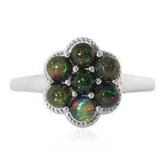 Zilveren ring met Mezezo opalen