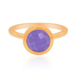 Zilveren ring met een lavendel jade