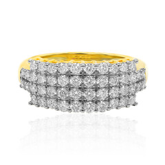 Gouden ring met IF Diamanten (D)