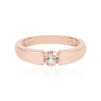 Zilveren ring met een morganiet