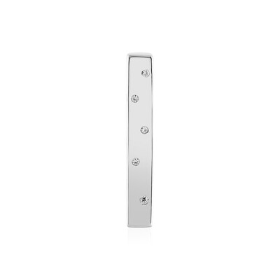 Zilveren hanger met zirkonen (MONOSONO COLLECTION)