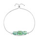 Zilveren armband met een Groene Fluoriet