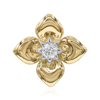 Gouden hanger met een Diamant SI1 (G)