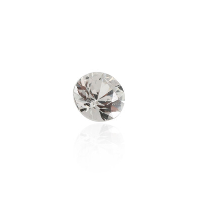 Edelsteen met een witte saffier 0,143 ct