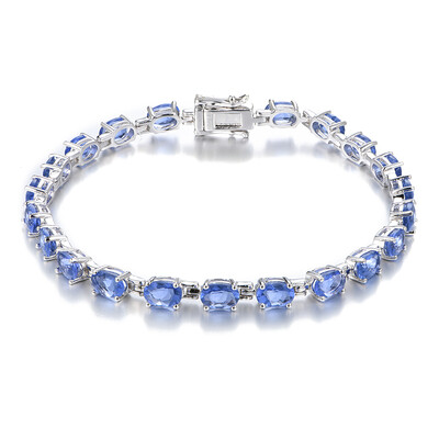Zilveren armband met kleurwissel fluorieten