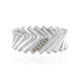 Zilveren ring met I3 Champagne Diamanten (de Melo)