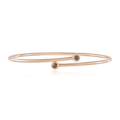 Zilveren armband met VS1 Chocolade Diamanten