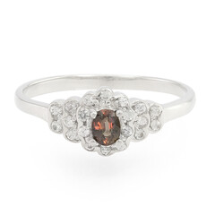 Zilveren ring met een Kleurwissel Saffier