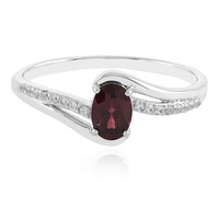 Zilveren ring met een Tocantin Granaat