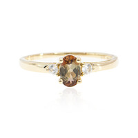 Gouden ring met een andalusiet