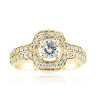 Gouden ring met een Diamant SI1 (G)