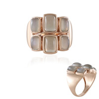 Zilveren ring met Zilveren Maanstenen (KM by Juwelo)