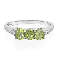 Zilveren ring met Paraiba toermalijnen