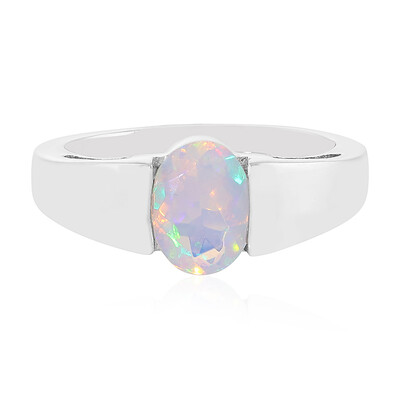 Zilveren ring met een Welo-opaal