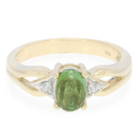 Gouden ring met een Braziliaanse Paraiba toermalijn