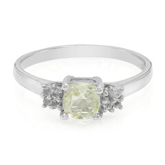 Zilveren ring met een Orthoklaas