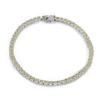 Zilveren armband met Limoen Kwartsen