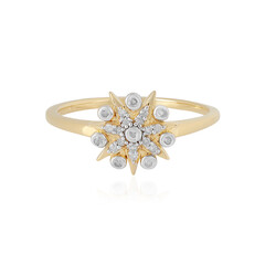Zilveren ring met een I2 (I) Diamant