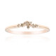 Gouden ring met een SI1 Argyle Rose De France Diamant (Annette)