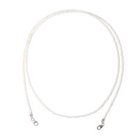 Zilveren accessoire met witte topaasstenen