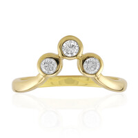 Gouden ring met Diamanten SI1 (G)