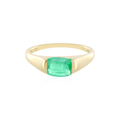 Gouden ring met een Russische smaragd (AMAYANI)