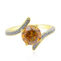 Gouden ring met een sfaleriet