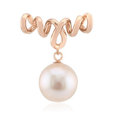 Zilveren hanger met een Witte zoetwater kweekparel