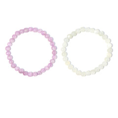 Armband met kunzietstenen