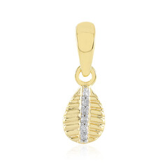 Zilveren hanger met I2 (I) Diamanten