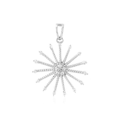 Zilveren hanger met zirkonen