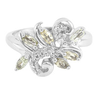 Zilveren ring met toermalijnen