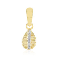 Zilveren hanger met I2 (I) Diamanten