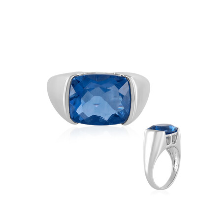 Zilveren ring met een kleurwissel fluoriet