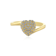 Zilveren ring met zirkonen