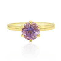 Zilveren ring met een amethist