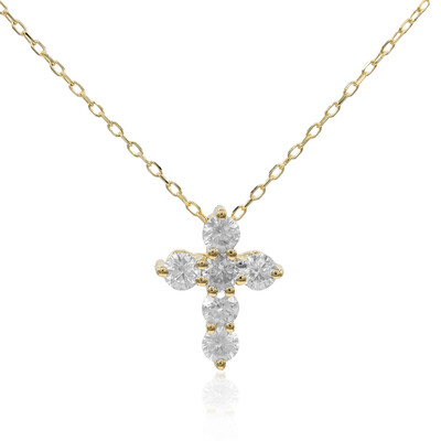 Gouden halsketting met I1 (H) Diamanten (CIRARI)