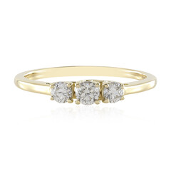 Gouden ring met een IF (G) Diamant (de Melo)