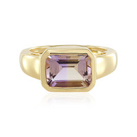 Zilveren ring met een ametrien