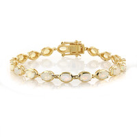 Zilveren armband met Welo-opalen