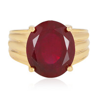 Zilveren ring met een Madagaskar Robijn