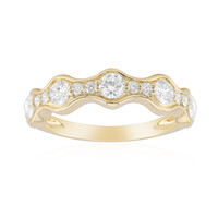 Gouden ring met Diamanten SI1 (G)
