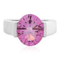 Zilveren ring met een Verjaardag Topaas