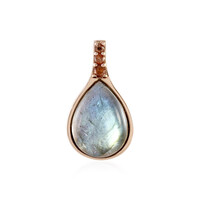 Zilveren hanger met een Groene Minary Labradoriet (KM by Juwelo)