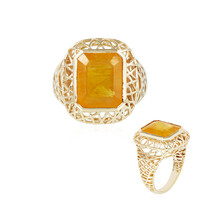 Gouden ring met een Gele Madagaskar Saffier (Ornaments by de Melo)